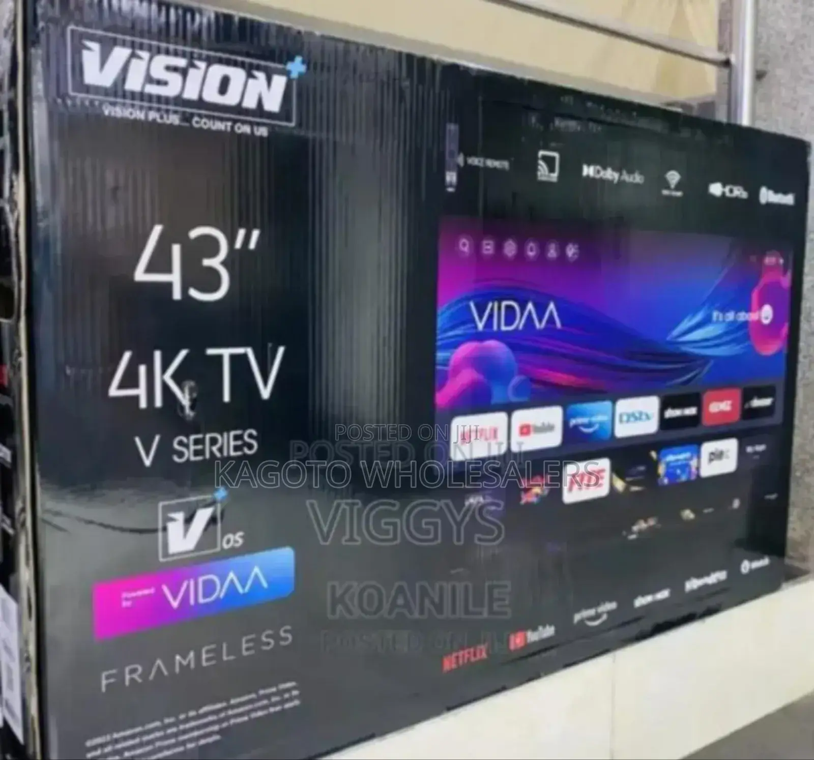 Vision 43inch Vidaa Smart Tv