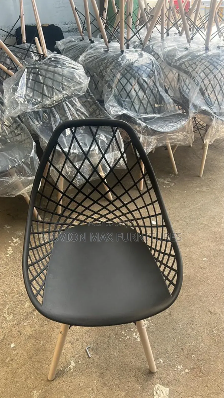 Black Eames Chairs