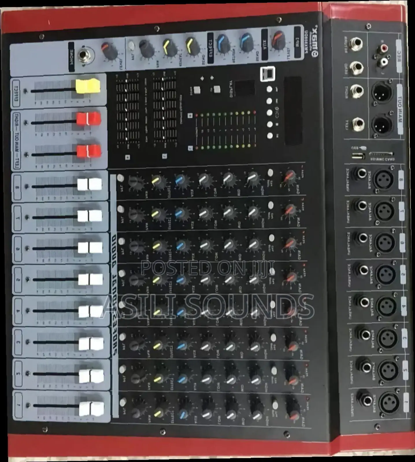 Max PMX 808du Cm Professional Powered Mixer
