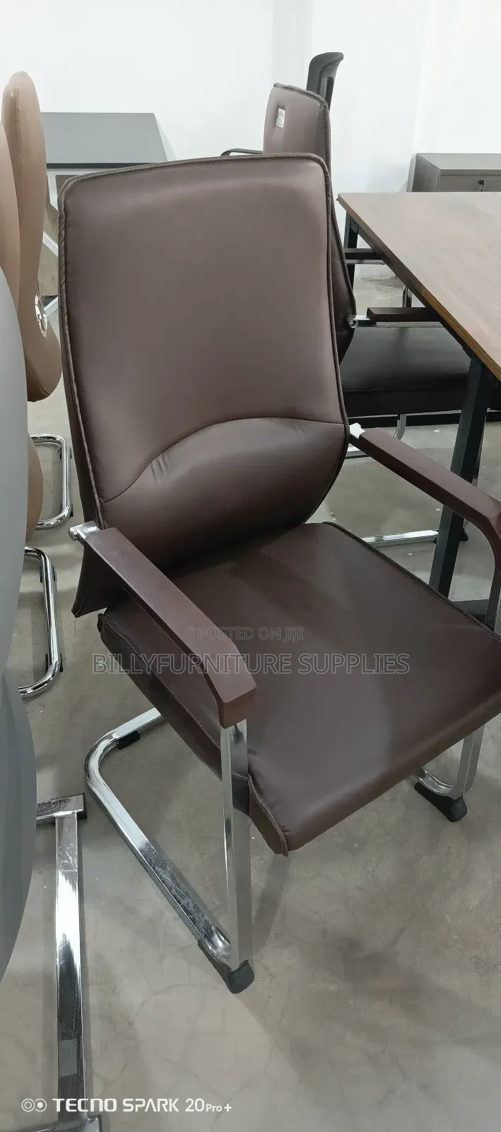 Brown Visitors Chair
