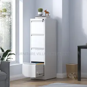 Office Cabinet; 4-drawers Office Filing Cabinet With Locking Bar