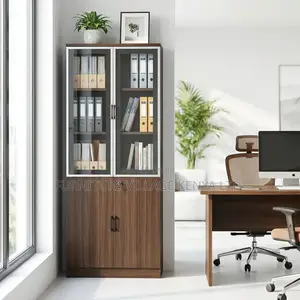 Office Cabinet; Modern Wood Office Storage Cabinet