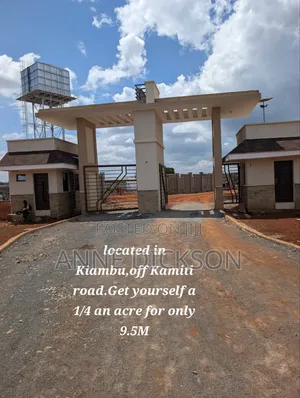 1/4 Acre Plots for Sale in Kiambu,Kamiti Road .