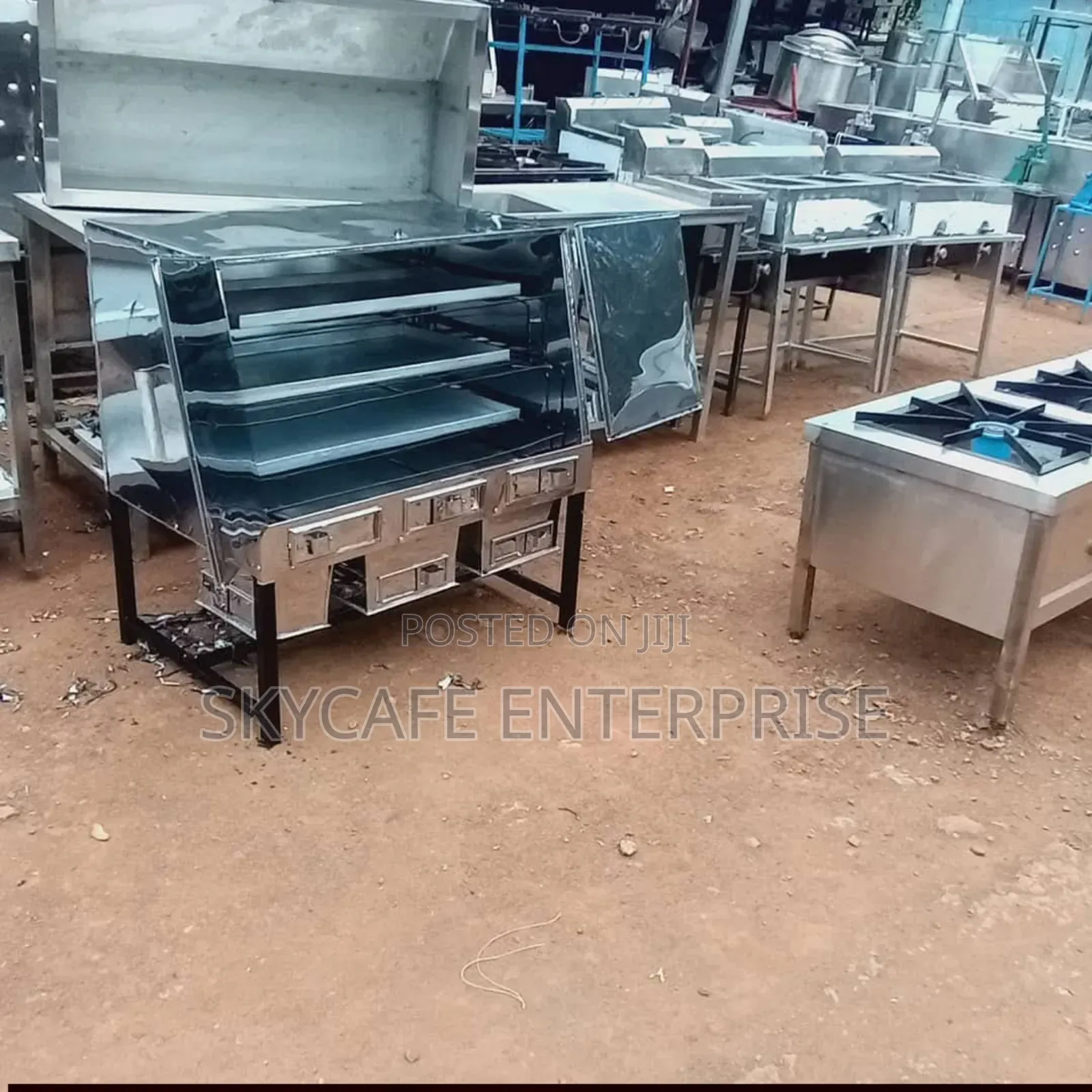 Stainless Steel Oven Charcoal