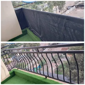 Dust Prevention ,Black Balcony Privacy Shield