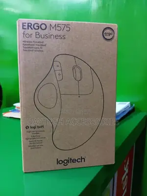 Logitech Ergo M575 Wireless Trackball Mouse (Black)