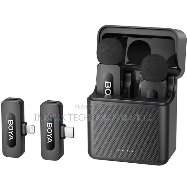Boya By-v3 Combo Wireless Microphone With Usb-c & Lightning