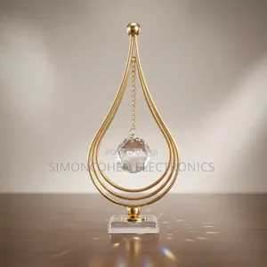 Minimalist Geometric Crystal Ornament