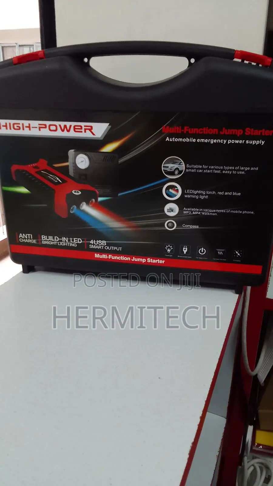 High Power Multi-Function Jump Starter Kit
