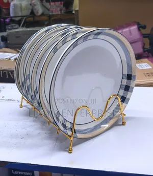 6pcs Ceramic Decorated Plates
