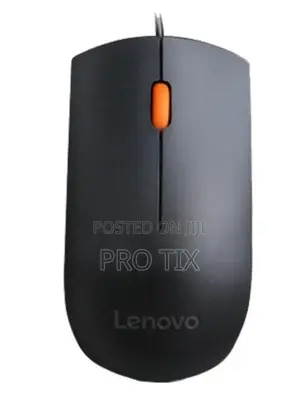 Lenovo 300 Wired Usb Mouse - Black - Gx30m39704