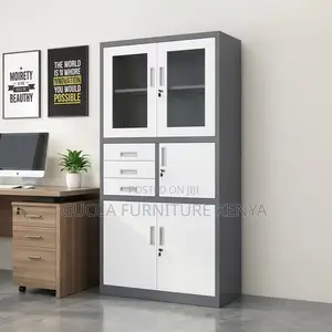 Imported 2-door Metallic File Cabinet With Safe Box