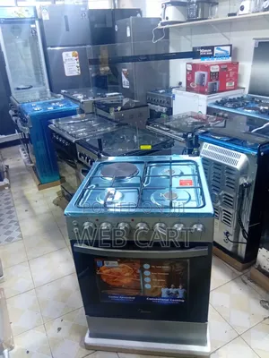 Midea 60cm 3g 1e Freestanding Cooker 60e3g1h4f-Sl Silver