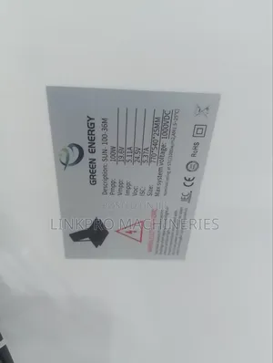 100 Watts Green Energy Solar Panel