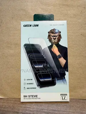 Green Lion 9h Steve Hd Screen Protector for iPhone 17 Pro - Clear