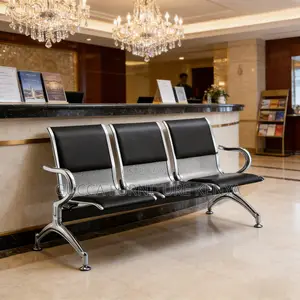 3-seater Padded Office Reception Bench