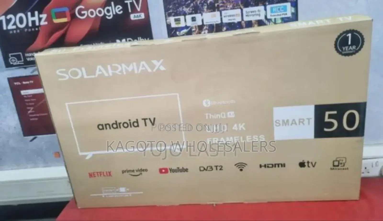 Solarmax 50inch  Smart Tv