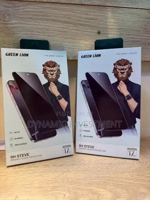 iPhone 17 Pro Green Lion 9h Privacy Glass Screen Protector