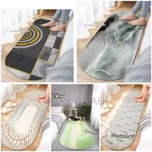 Non Slip Absorbent Bedside Mat  Soft Luxurious