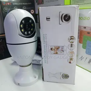 1080p Wifi Panoramic Bulb Camera 360° Home Security