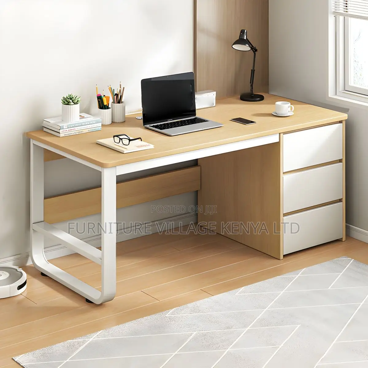 New Desks: Study Computer Office Desk With Drawers