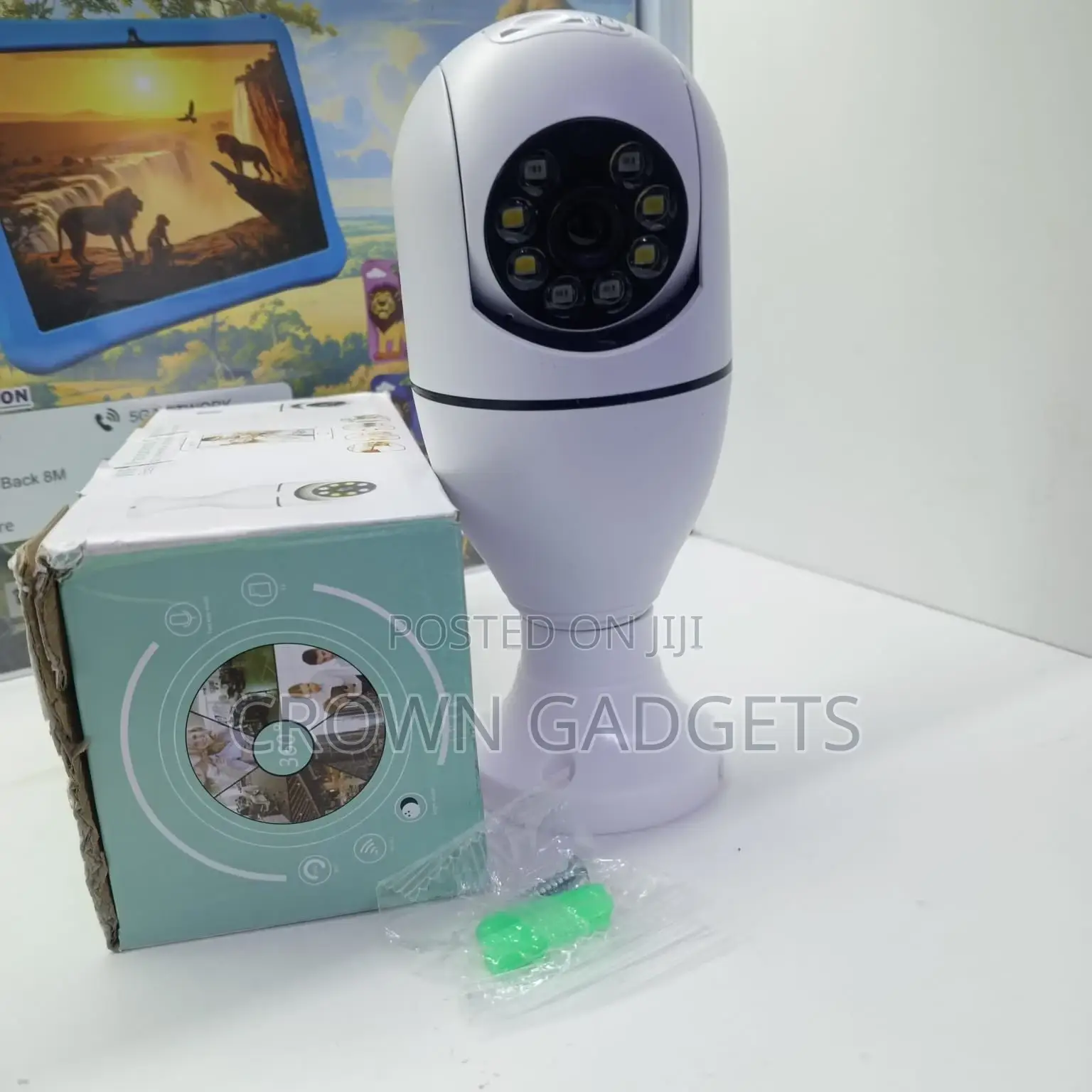 Wifi Smart Bulb Camera Motion Detection Security Cam