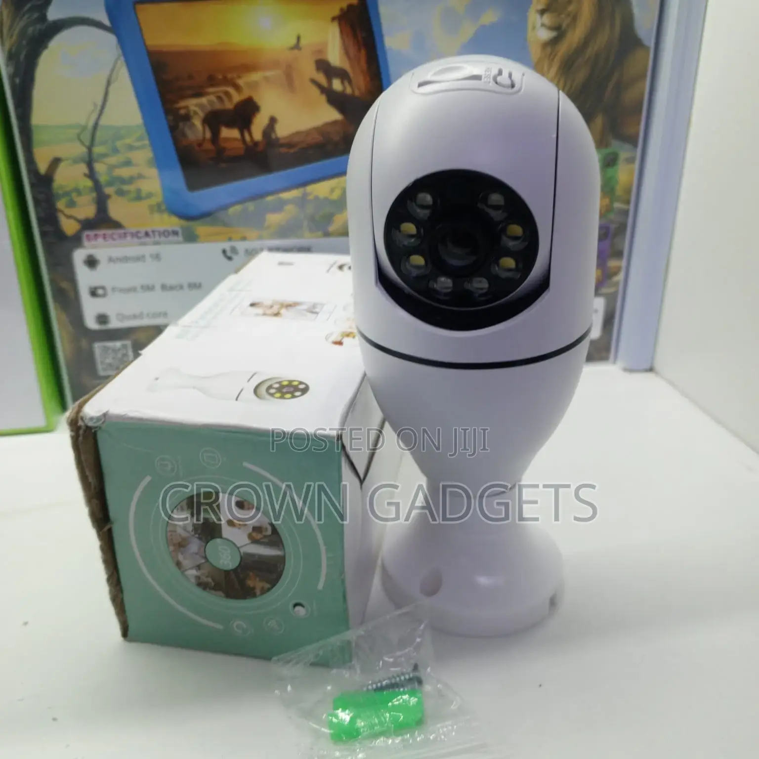 Wifi Smart Bulb Camera Motion Detection Security Cam