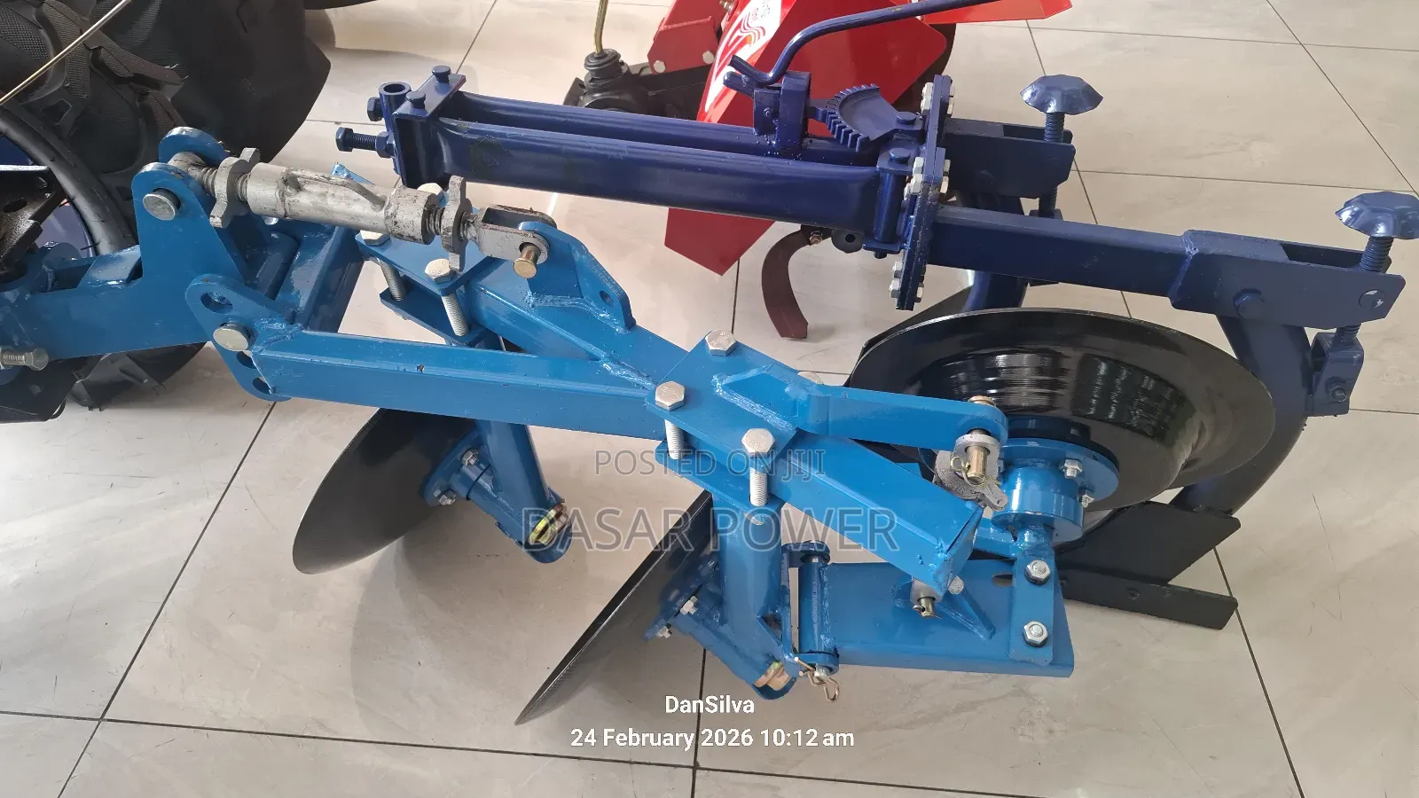 Hand/Walking Tractor With Attachments.