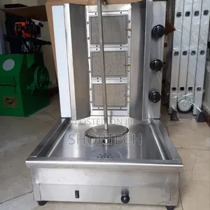 Commercial Shawarma 3 Gas Burner Machine