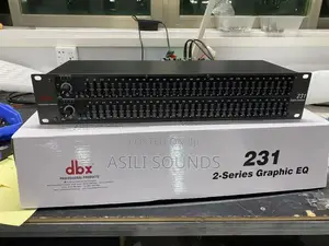 DBX 231s Dual 31-Band Graphic Equalizer.