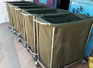 Linen Trolley 2 Shelves One Bag