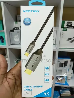 Vention Cotton Braided Usb C to Hdmi Cable at 60hz