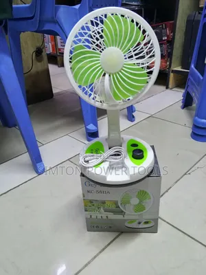2-in-1 Folding Fan With Built-in Led Light