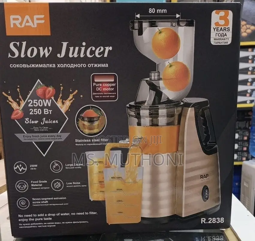 Raf Slow Juicer (Model R.2838).*