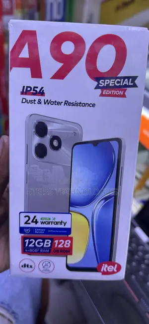 New Itel A90 128 GB Black