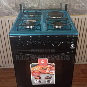 Euro-55 3g+1e Cooker With Free Chopping Board Oven Accessories