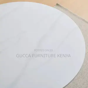 White Round Marble Dining Table