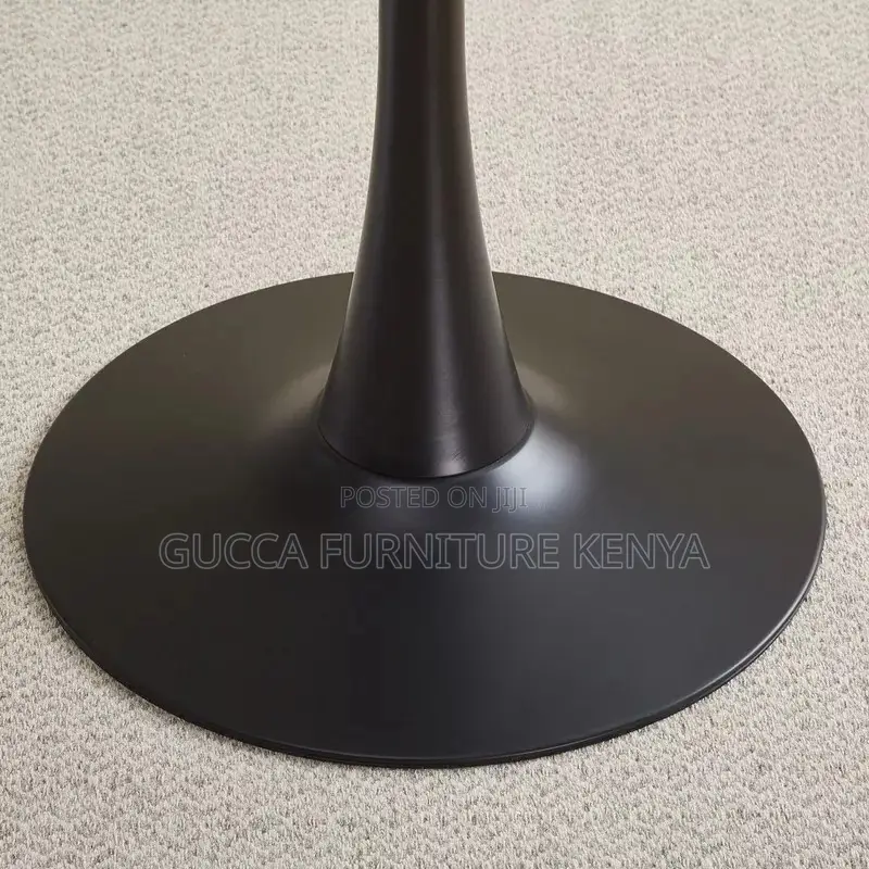 White Round Marble Dining Table
