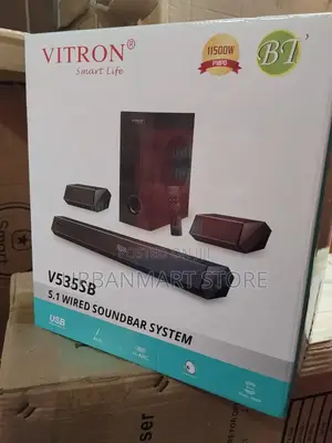 Vitron V535sb 5.1 Channel Soundbar With Subwoofer Usb/Aux/Hdmi