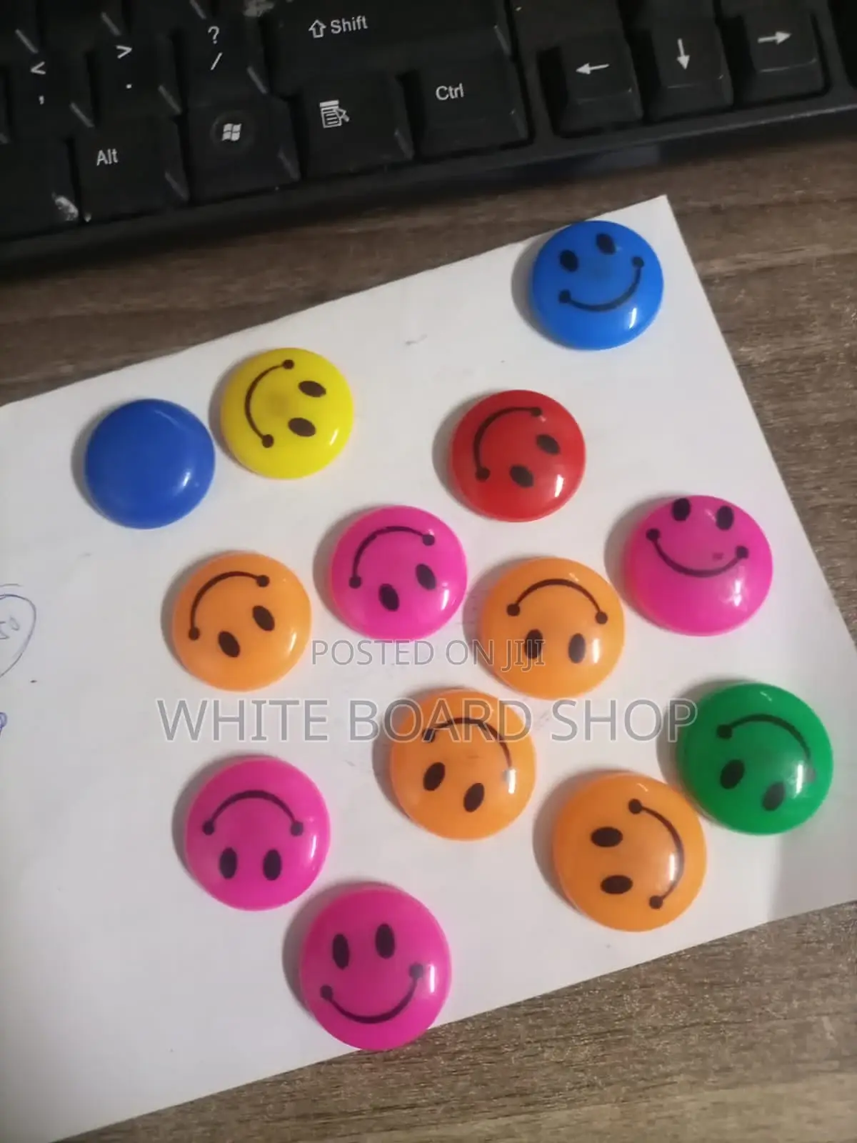 Smiley Whiteboard Magnets