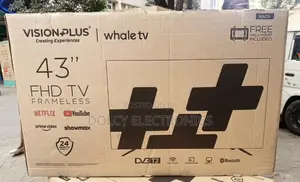 Vision Plus 43′′ Fhd Frameless Whale Tv Smart Tv