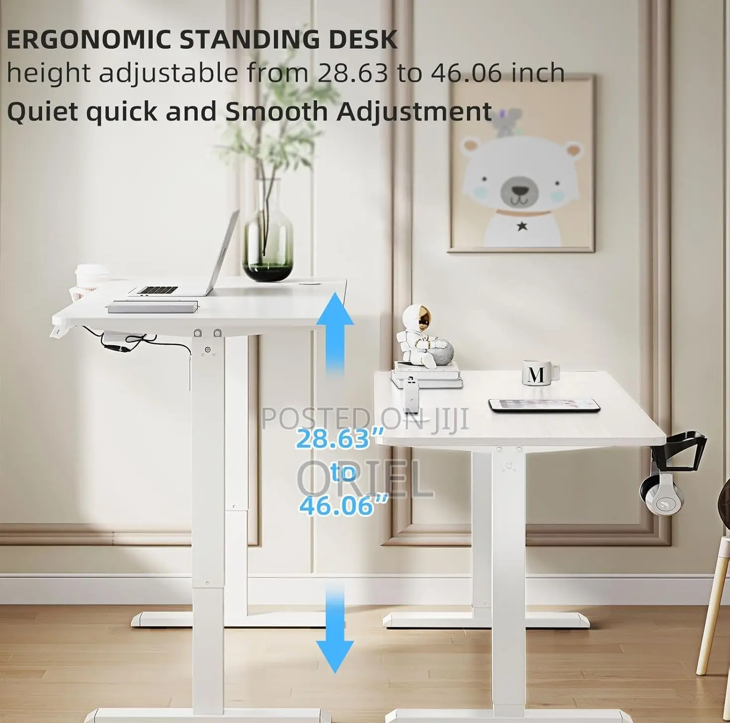 Standing Table; Dual-Position Height Adjustable Table