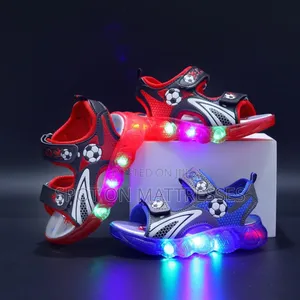 Boys Led Open Shoes. Sizes 21-30. Delivery Services Available.