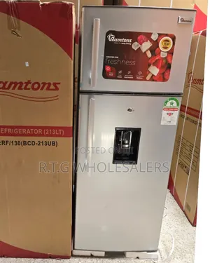 Ramtons 213l Double Door Direct Cool Refrigerator + Water Dispenser