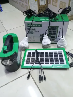 Portable With Solar Panel,3 Led Bulbs