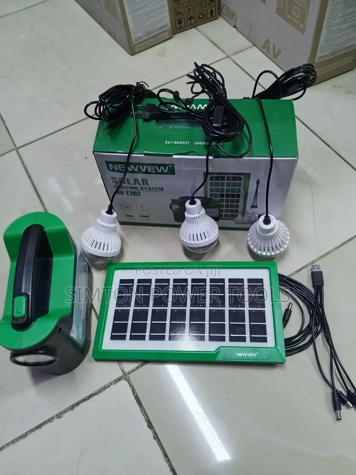 Rechargeable Nv-T202 Solar Kit