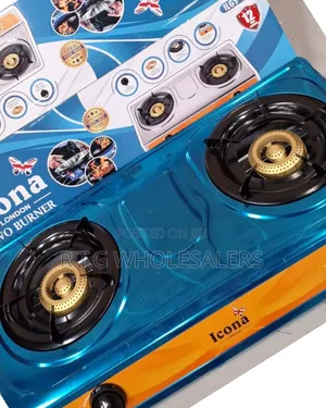 Icona Compact 2-Burner Stainless Steel Gas Cooker