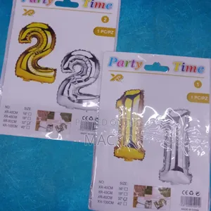 Party Time Foil Number Balloon