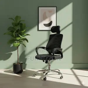 Mesh Office Chair With Adjustable Headrest