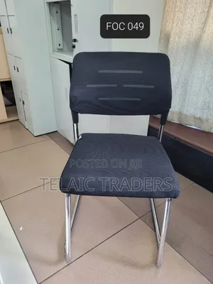 Executive Leather Office Waiting Chair